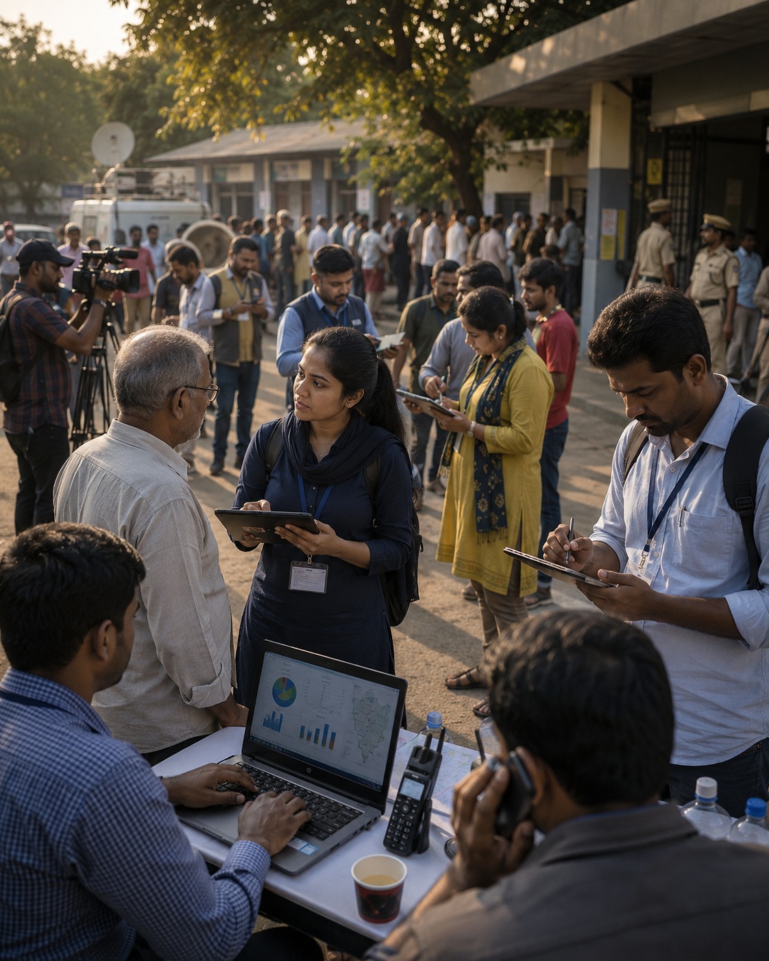 best exit poll survey services company in india