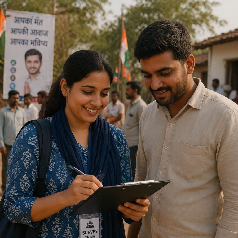 Top exit poll survey agency in india