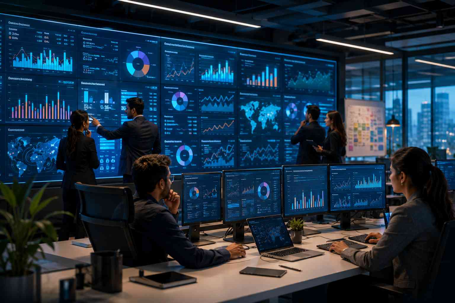 Political and election bulk SMS services analytics command center showing live SMS campaign results